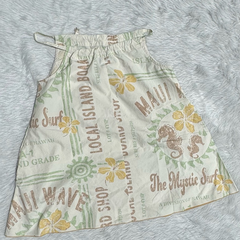 Urban outfitters BDG Cream and Green Printed Skirt NWT - Picture 4 of 6